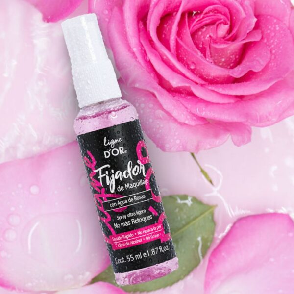 FIJADOR CON AGUA DE ROSAS