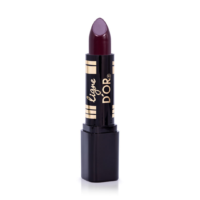Labial en barra mate Ligne D´or tono Morado con aceite natural de calendula y un acabado mate disponible en azzoc