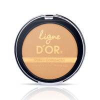 Polvo Compacto de Arroz y Acido Hialuronico tono Mocca Ligne D´or