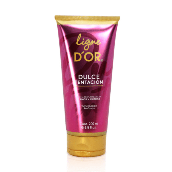 Crema Perfumada Dulce Tentación Ligne D'OR Humectación Profunda para manos y cuerpo