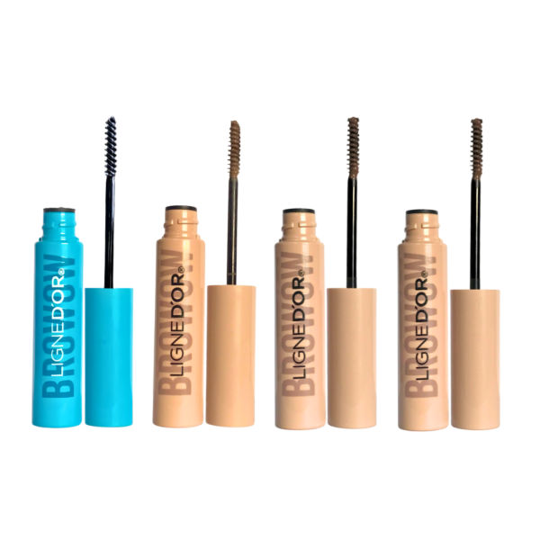 Gel Fijador para Cejas y Baby Hair Ligne D´or tonos: Blondie, Brown, Dark Brown y Transparente con Ácido Hialurónico disponible en Azzoc