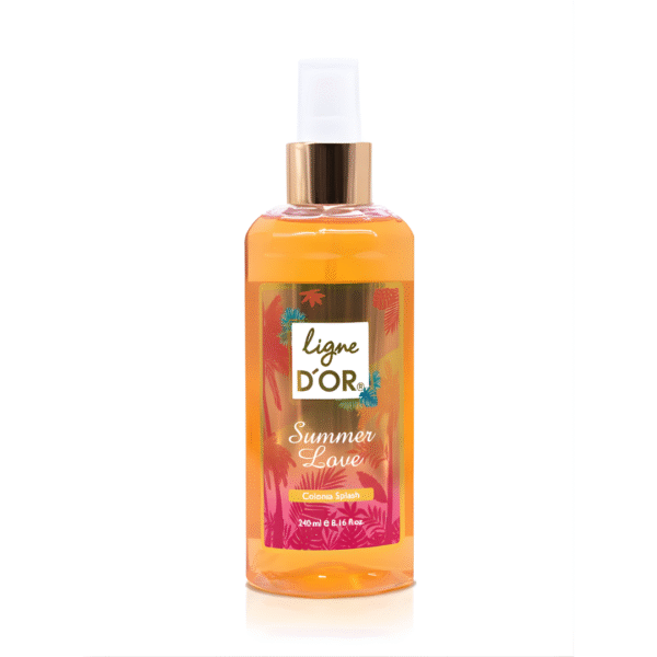Colonia Splash Corporal Summer Love Ligne D'OR con fragancia frutal y sensación refrescante