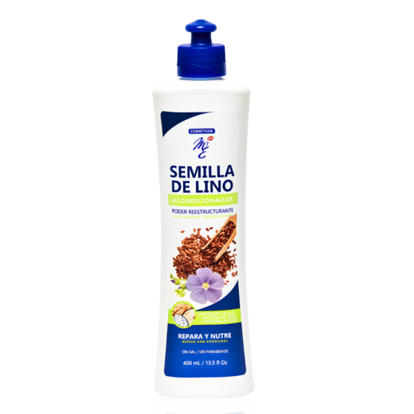 acondicionador de semillas de lino repara y nutre tu cabello