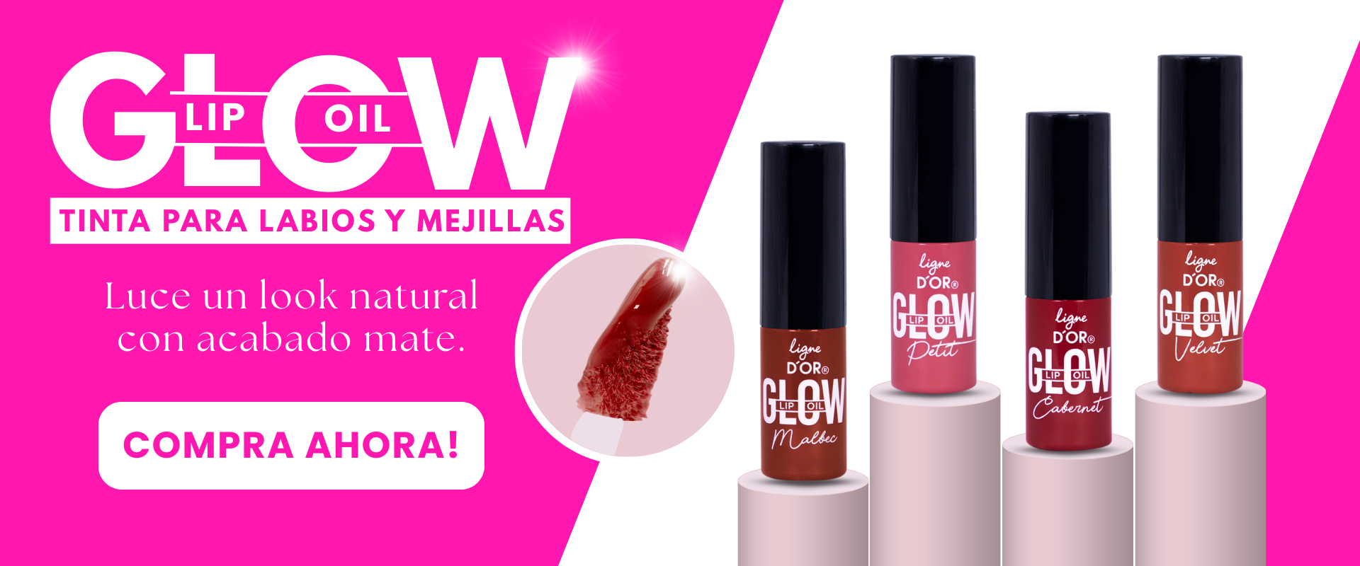 tinta para labios y mejillas