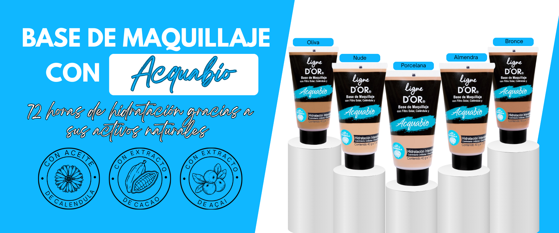 Base de maquillaje con acabado mate