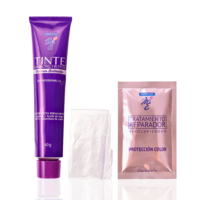 Contenido del tinte 8.66 Rubio Claro Rojo Escarlata Contenido del tinte 8.66 Rubio Claro Rojo Escarlata que contiene: 1 tubo x60gr 1 par de guantes transparentes y 1 crema reparadora en sachet