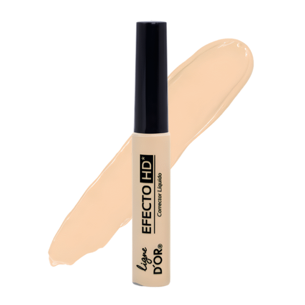 Corrector Liquido Corrector de ojeras Corrector efecto HD corrector liquido con Aceite de caléndula hidratación 24 horas Corrector liquido con efecto HD Ligne D´or