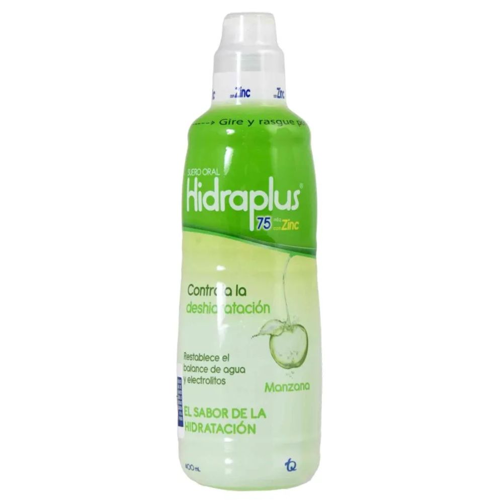 Suero oral zinc Rehidratante cherry HidraPlus cerezo Electrolitos 400ml Solución hidratación Pedialyte alternativo Zinc oral cherry