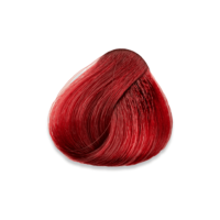 Muestra del tinte 6.6 rubio rojizo en cabello