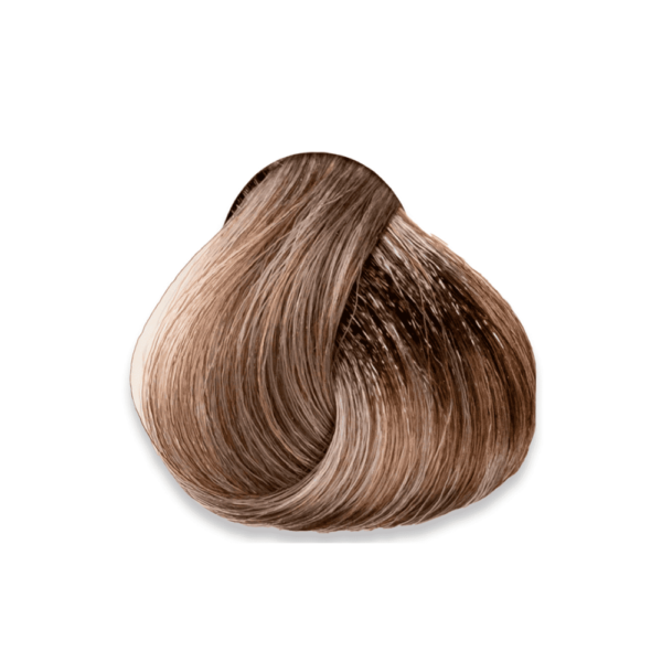 Mechon del tinte 7.1 Rubio Medio Cenizo prueba del tinte 7.1 rubio medio cenizo de mye en cabello