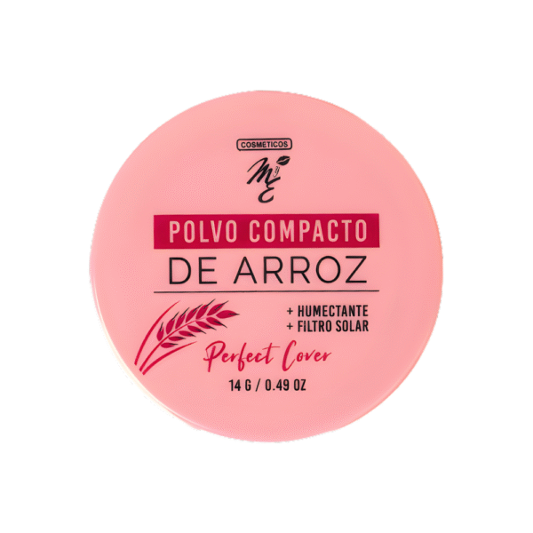 Polvos compactos de arroz, nutritivos, hidratantes y con filtro solar