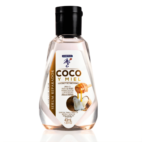 aceite de coco y miel para revivir cabello seco opaco y maltratado