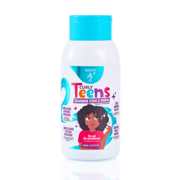 Shampoo para cabello rizado en niños que hidrata aporta brillo y define los rizos de los mas pequeños shampoo curly teens