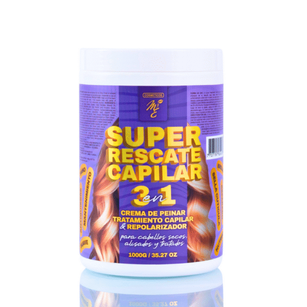 tratamiento capilar, crema para peinar, repolarizador para cabello dañado con colageno hidrolizado extracto de semilla de Lino germen de trigo