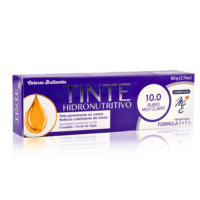 Tinte Hidronutritivo 10.0 Rubio Muy Claro Tinte Hidronutritivo 10.0 Rubio Muy Claro con aceite de argan y ceramidas, tinte cubrimiento total de canas