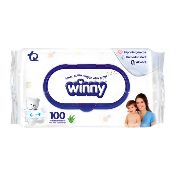 toallitas humedas de winny| pañitos humedos | paquete de toallitas winny | toallitas winny paquete x 100 unidades | Azzoc