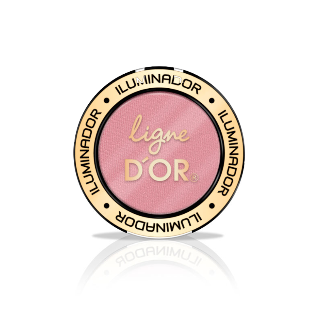 Iluminador rosado brillante de Ligne D´or tono Sirena