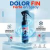 dolor fin forte gel frio con calendula mentol ideal para dolores musculares articulares