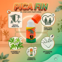 Repelente PicaFin en rollo-on azzoc repelente pica fin presentación roll-on con aloe vera y fragancia a citronela
